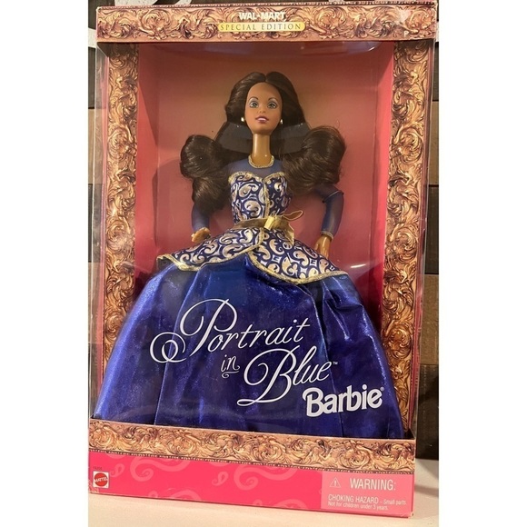 VINTAGE PORTRAIT IN BLUE BARBIE WALMART SPECIAL EDITION - Picture 1 of 2